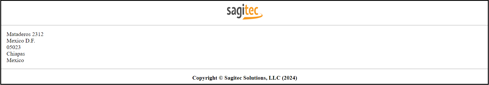 The correspondence generates with the bookmarks populated